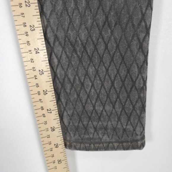 TRUE RELIGION USA Made 🇺🇸 Diamond Print Cut‎ 606828 Jeans W95Q85180 Size 26 - Picture 9 of 14